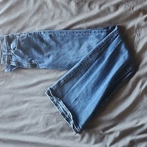 Abercrombie and Fitch ultra high rise flare jeans